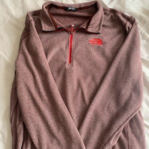North face quarter zip
